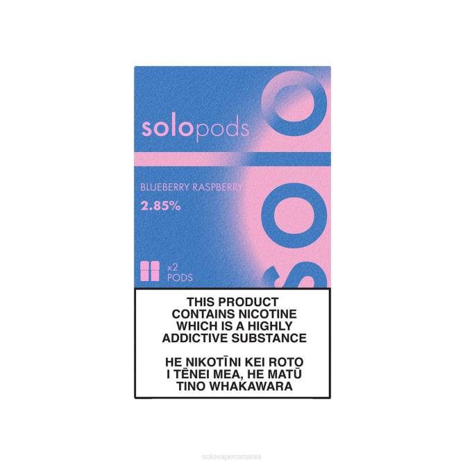 Solo capsule de înlocuire pachet de 2 afine zmeura 646V53 | Solo Vape Recenzie