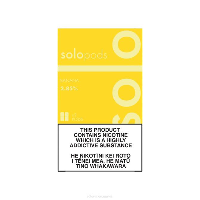 Solo capsule de înlocuire pachet de 2 banană 646V64 | Solo Vape Romania