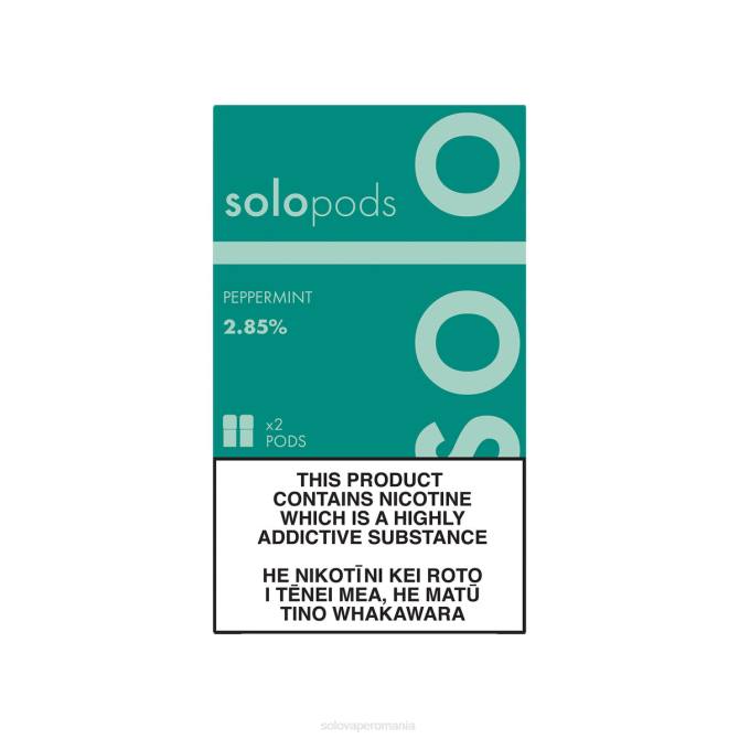 Solo capsule de înlocuire pachet de 2 mentă 646V63 | Solo Vape Amazon
