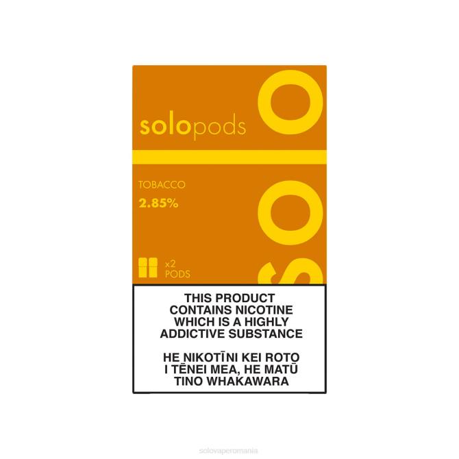 Solo capsule de înlocuire pachet de 2 tutun 646V50 | Solo Vape Romania
