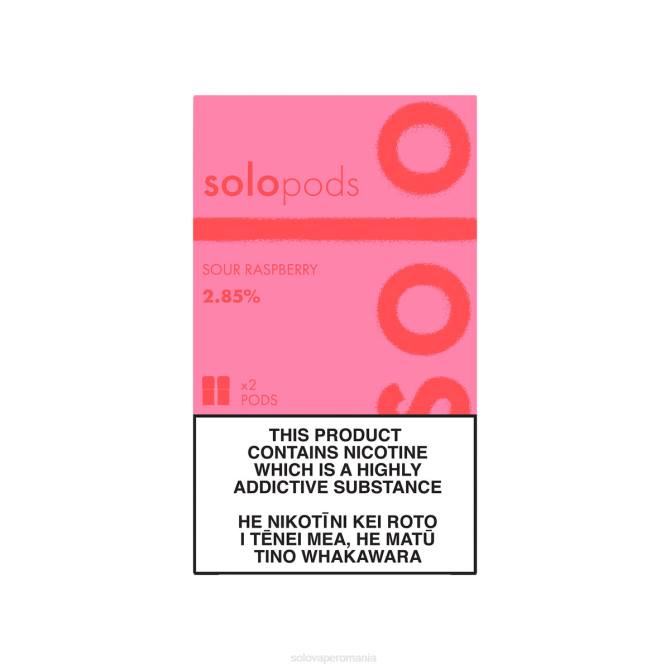 Solo capsule de înlocuire pachet de 2 zmeura acra 646V59 | Solo Vape Preţ