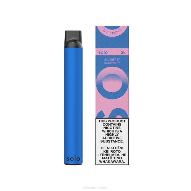 Solo colecție Vape Paradise de unică folosință afine zmeura 646V19 | Solo Vape Nicotină