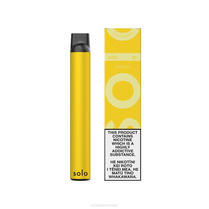 Solo vapa de unică folosință banană 646V11 | Solo Vape Recenzie
