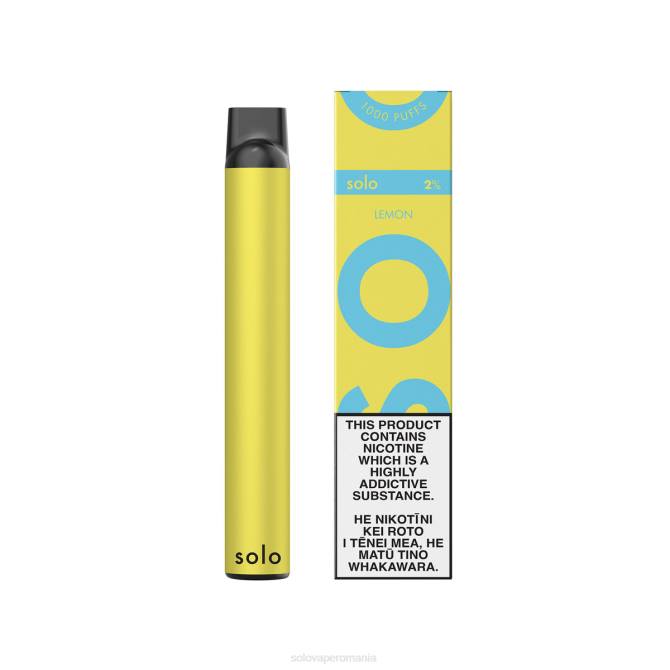 Solo vapa de unică folosință lămâie 646V15 | Solo Vape Romania