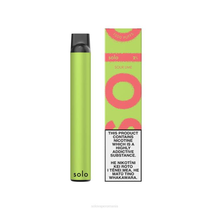 Solo vapa de unică folosință var acru 646V18 | Solo Vape Recenzie
