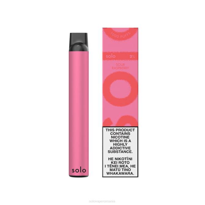 Solo vapa de unică folosință zmeura acra 646V13 | Solo Vape Review